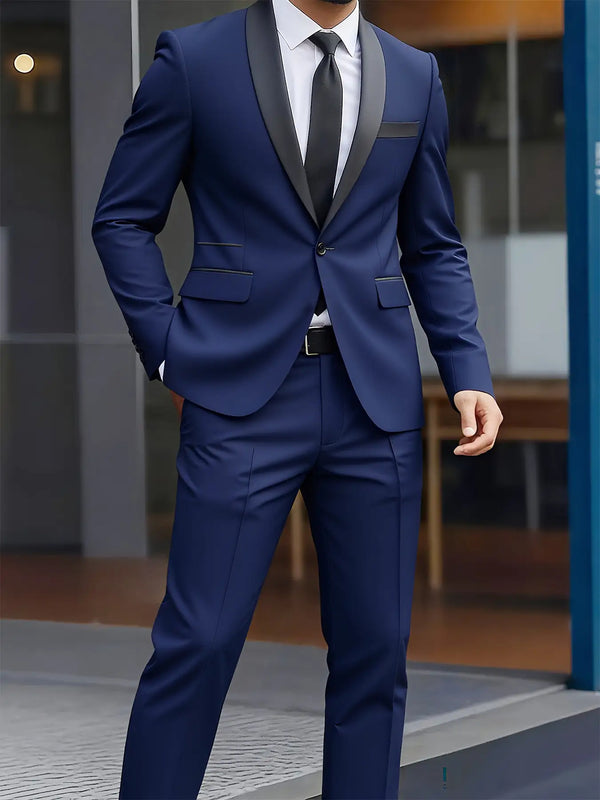 Two-Piece Men's Suit Set.