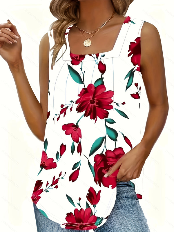 2pcs Featuring a Trendy Women's Tank Top, a Stylish Plus-Size.