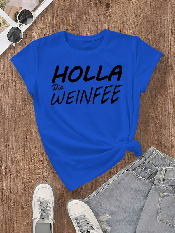 Women's T-Shirt for Christmas, Featuring Short Sleeves.