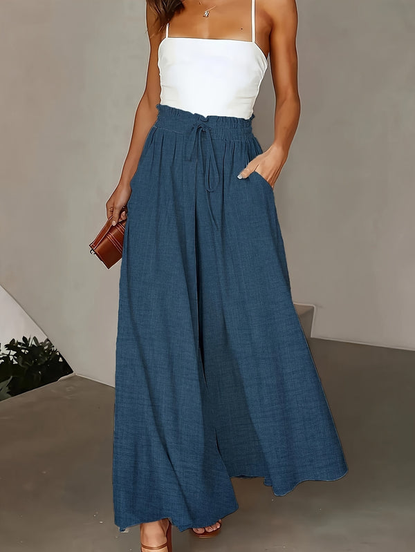 Spring And Autumn Women's Loose Long Pants.