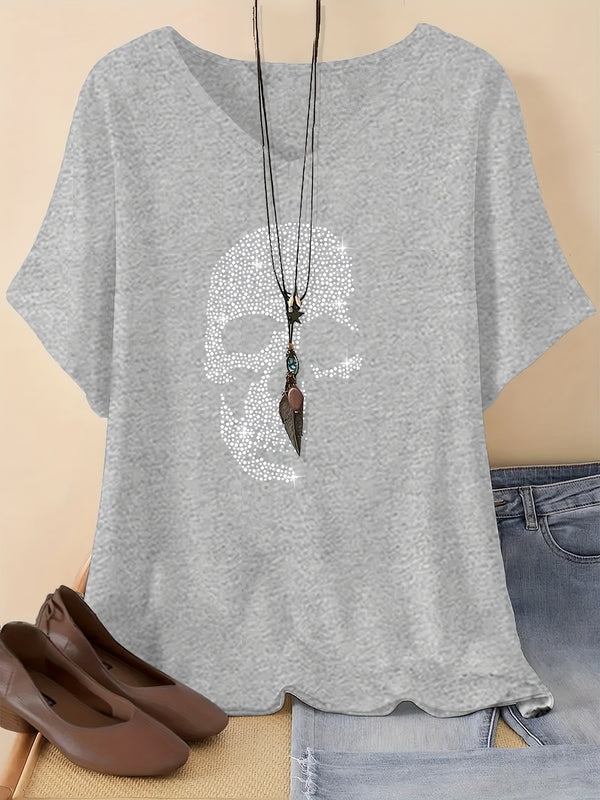 Women’s Plus-Size Stylish Casual T-Shirt.