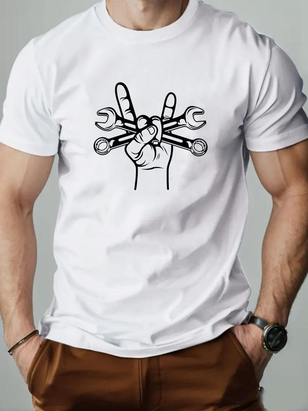 Men's Summer Casual Short-Sleeve T-Shirt.