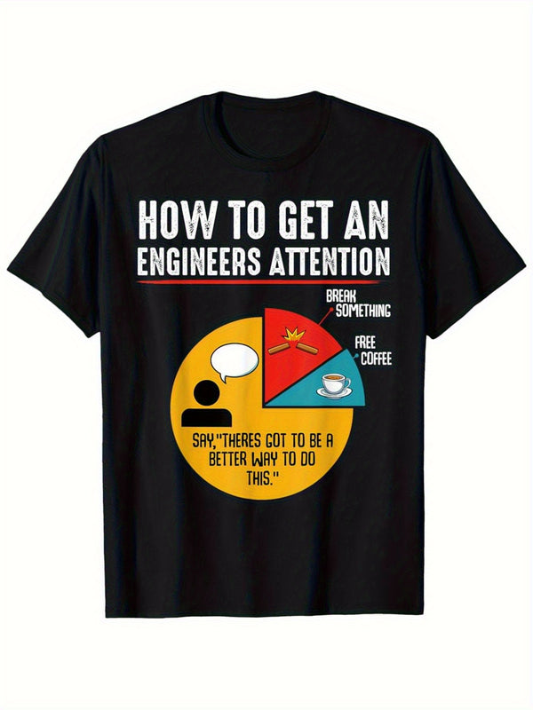 Men's Humorous Engineer T-Shirt.