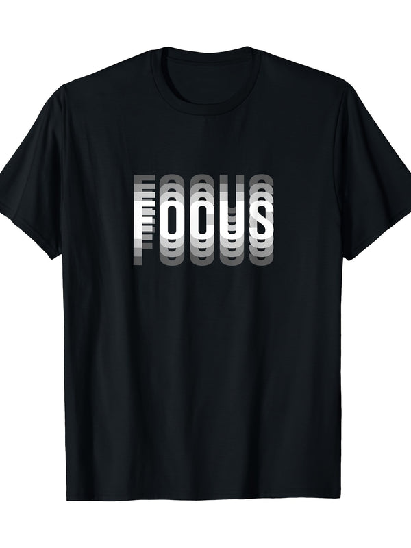 Men’s Trippy T-Shirt with a Focus Optical Illusion.