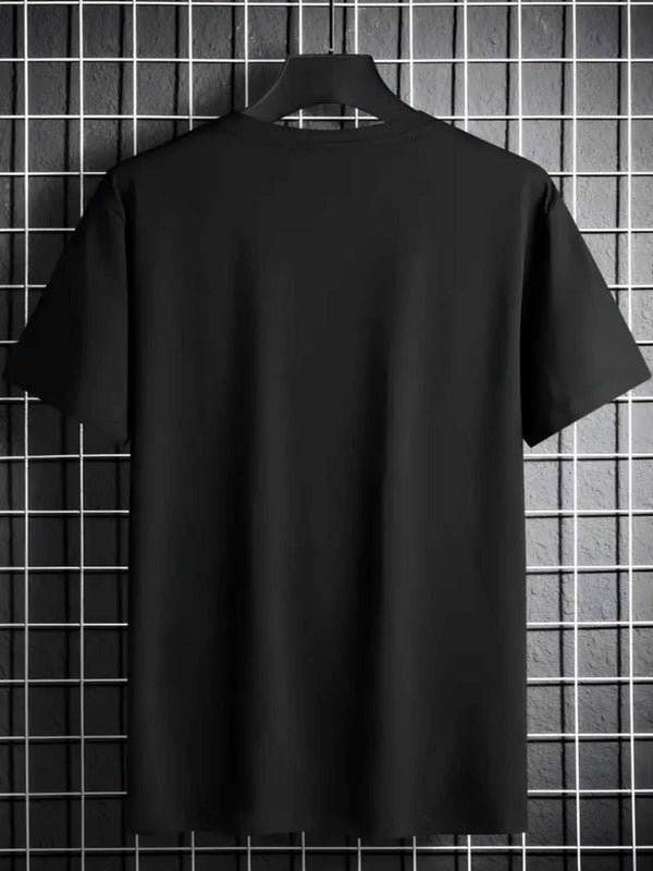 Men's Black T-Shirt Featuring a Liver And Intestines Burger Design.