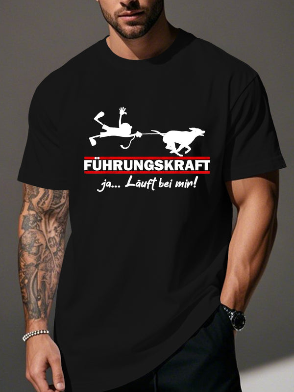 Men's Plus Size Funny German Humor T-Shirt.