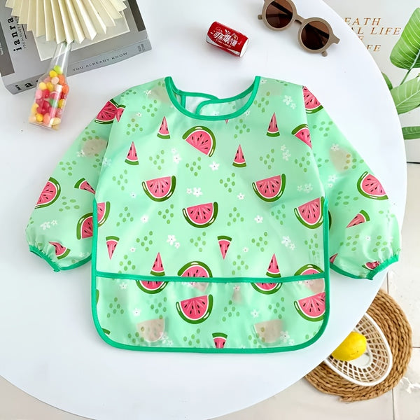 New children's overalls baby anti-dress baby eating clothes.
