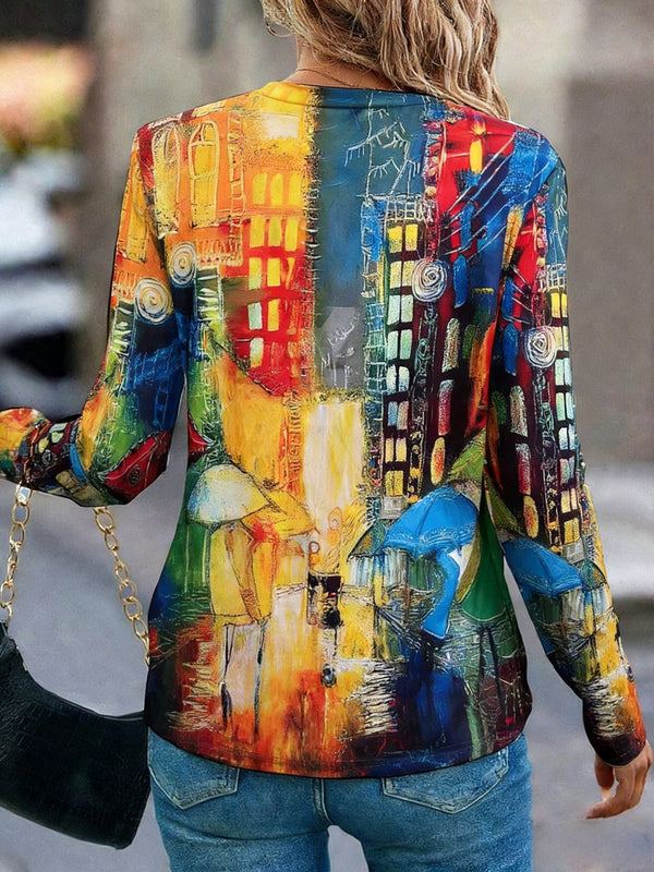 Women's Long Sleeve T-Shirt, New Spring/Summer Breathable Design.