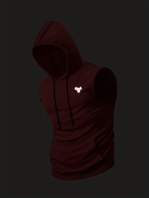 Five-Pack Summer Solid Color Men's Hooded Sweatshirts with Pockets.