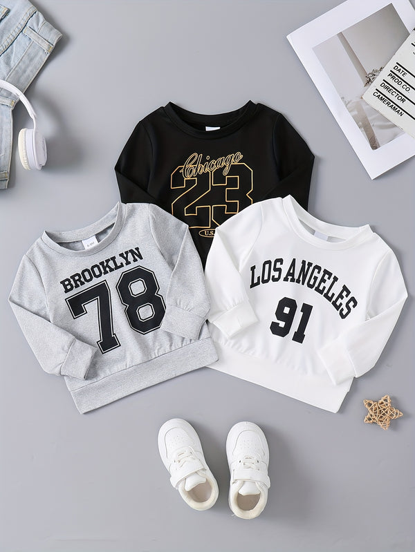 3pcs Baby And Toddler Sweatshirts.