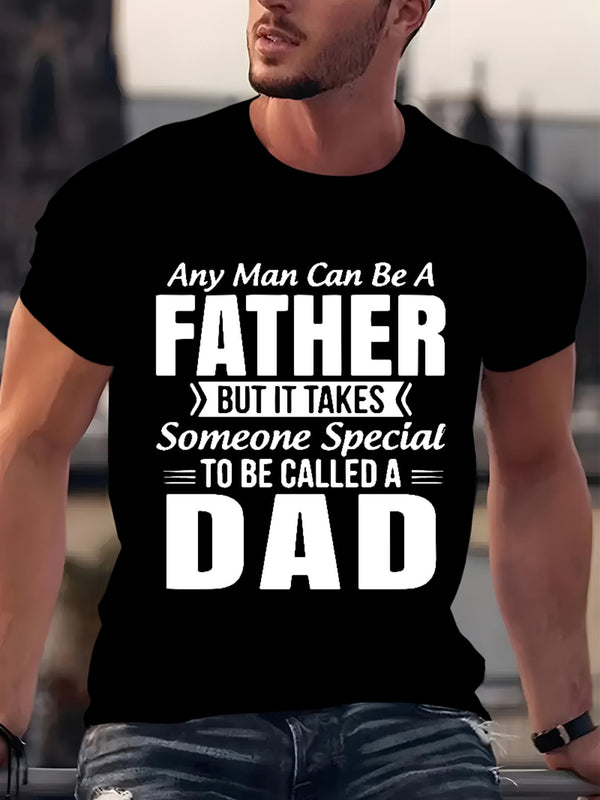 Men’s Short-Sleeved Round Neck, Knitted Fabric That Is Easy And Comfortable.
