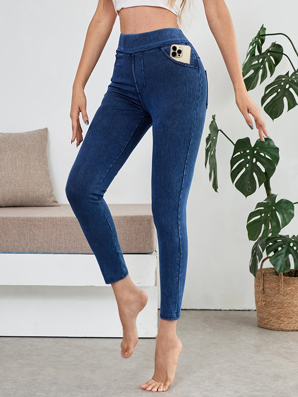 1pc of Elegant High-waist Jeans for Women.