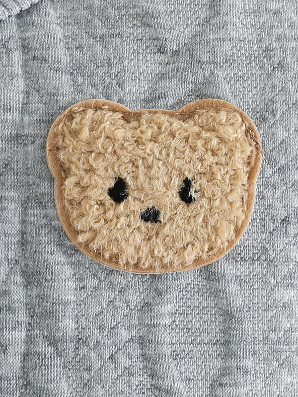 Winter Bear Onesie Clothing Set - Full-Body Long Sleeve & Pants.