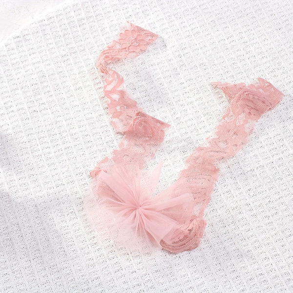 2pcs Newborn Girl Lace Tutu & Headband Set.