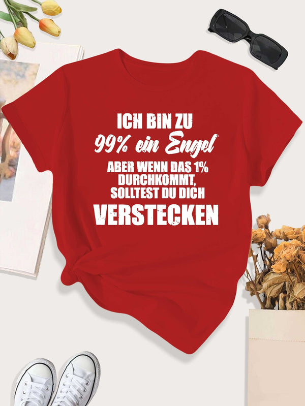 Women's T-Shirt with Short Sleeves.