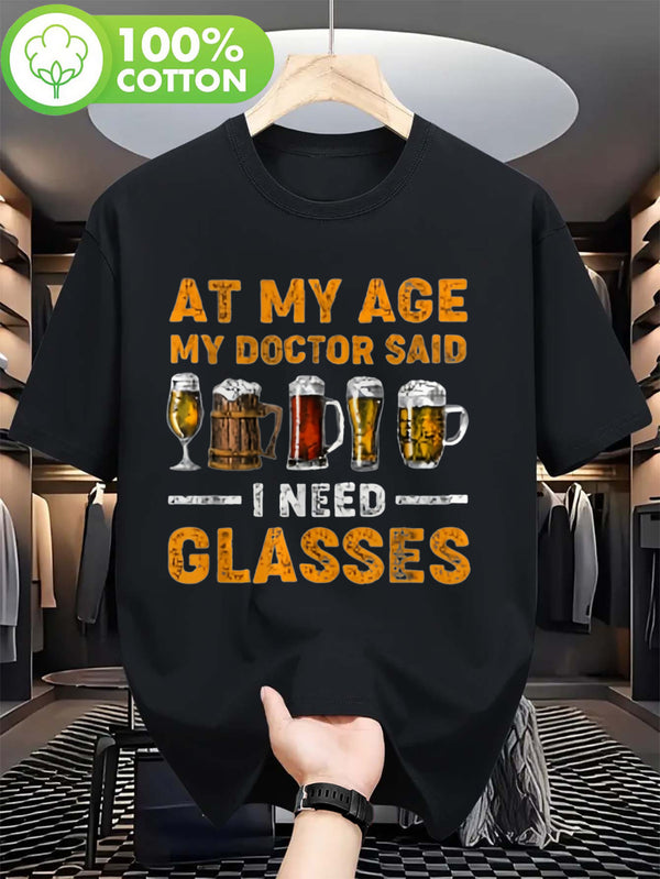 Men’s Black Graphic T-Shirt.