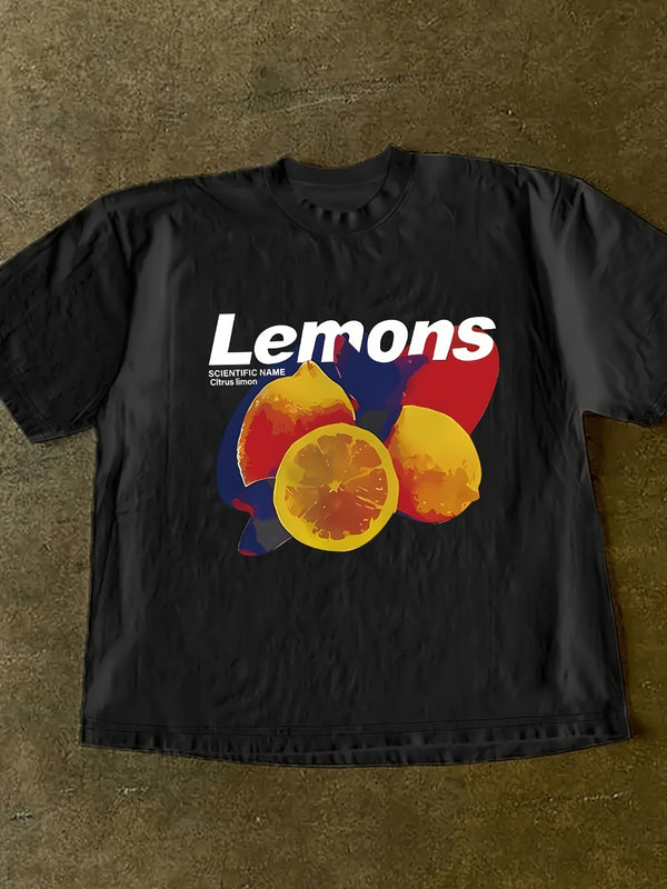 Women's Y2K Summer Casual Lemon Graphic.