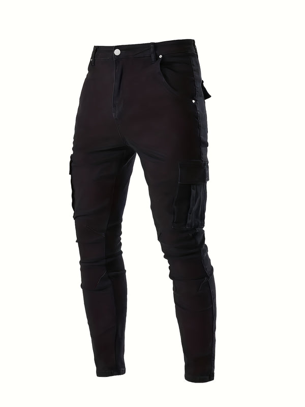 Men's Stylish Long Pants with a Trendy Casual Design.
