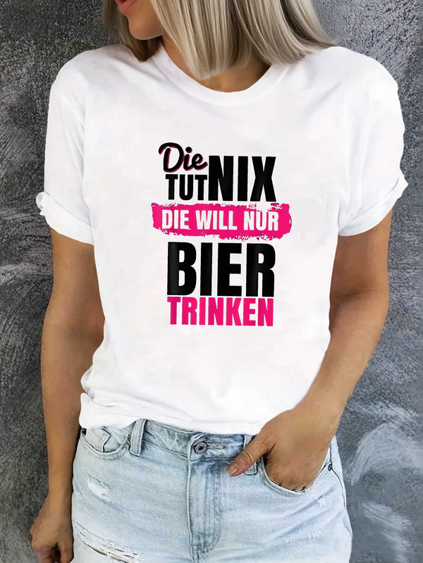Women's Funny German Quote T-Shirt.