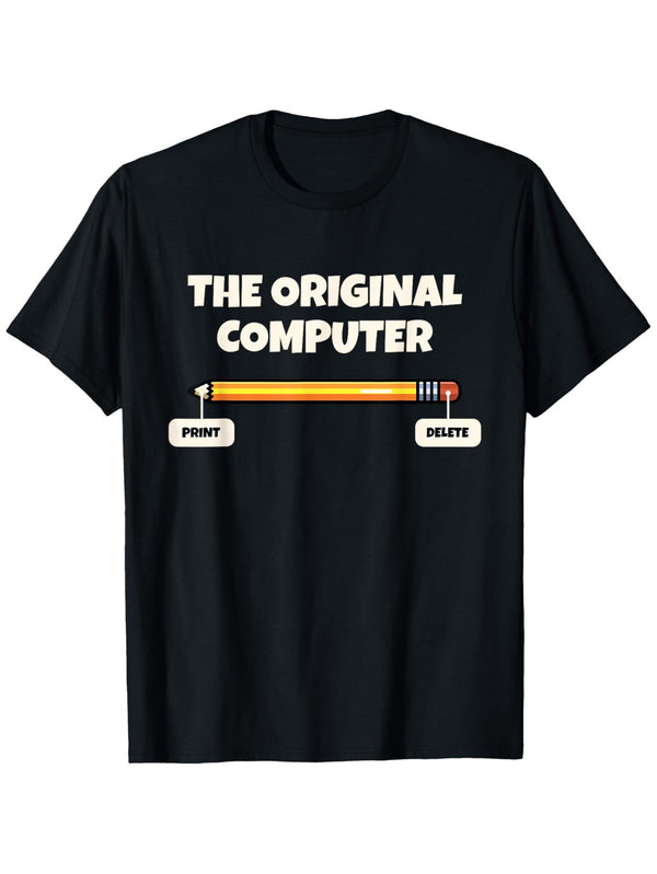 Men’s Funny Sarcastic Programmer Pencil Gift T-Shirt.