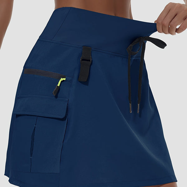 High-Waisted Cargo Shorts for Women Designed for Hiking.