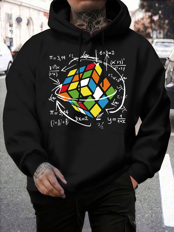 Fashion Trendy Men's Hooded Casual Sweatshirt.