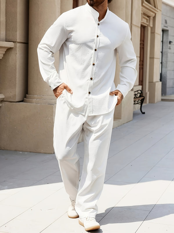 A Versatile Two-Piece Set for Men.