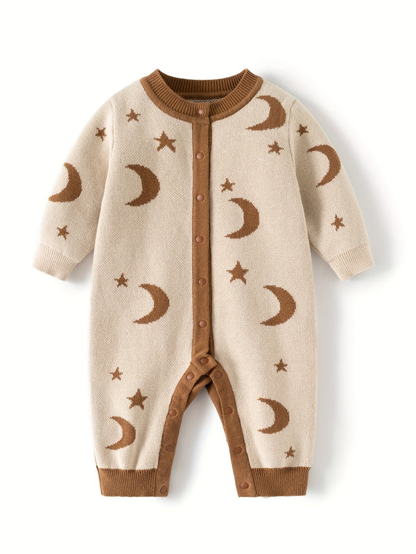 Cute Bohemian Style Children's Knitted Bodysuit Sweater.