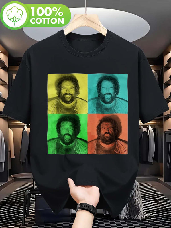 Men's Bud Spencer Bold Graphic T-Shirt.