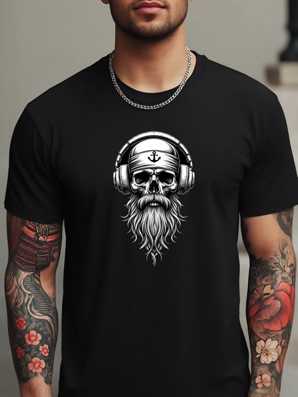 Men's Cotton Blend Graphic Print T-Shirt.