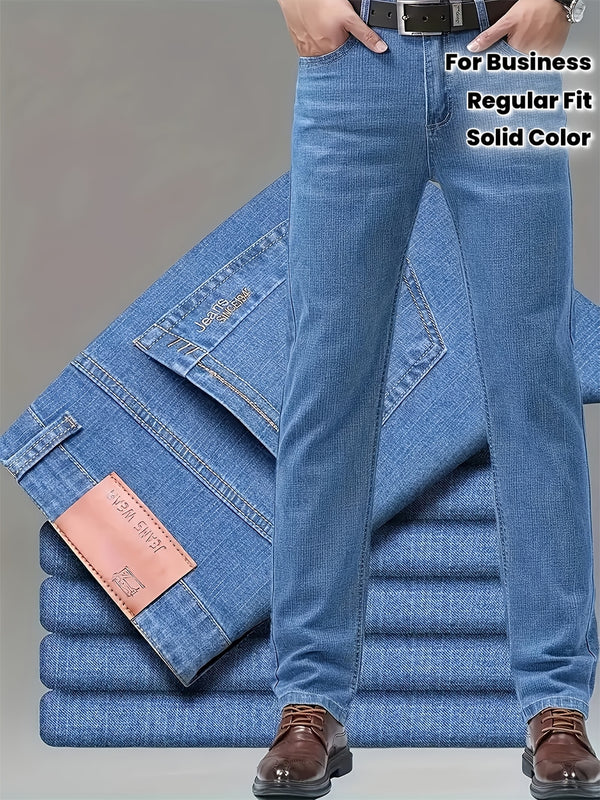 Men's Business Straight-Leg Pants - Classic Office.