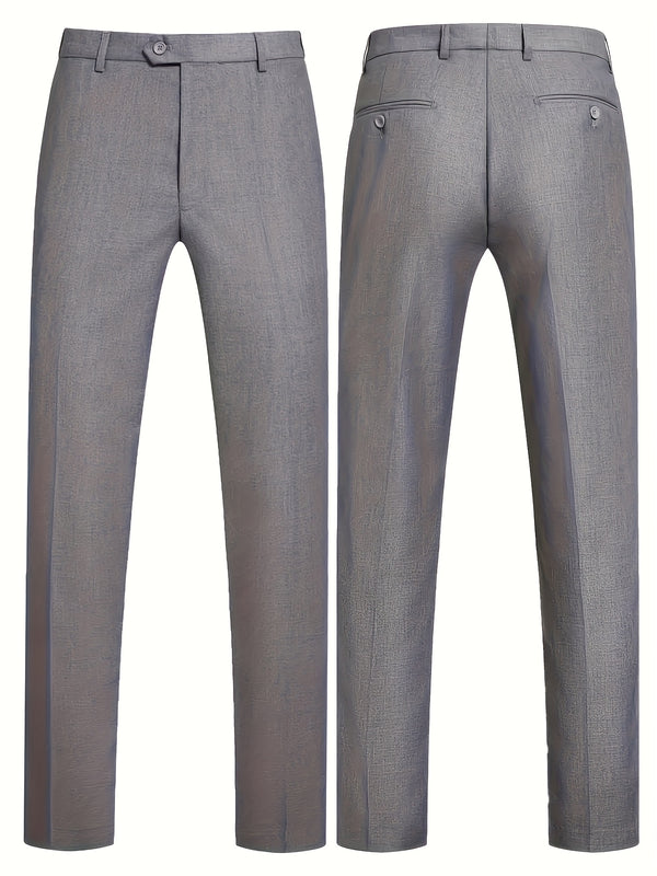 Business Style Men's 3pcs Suit Set with Suit.