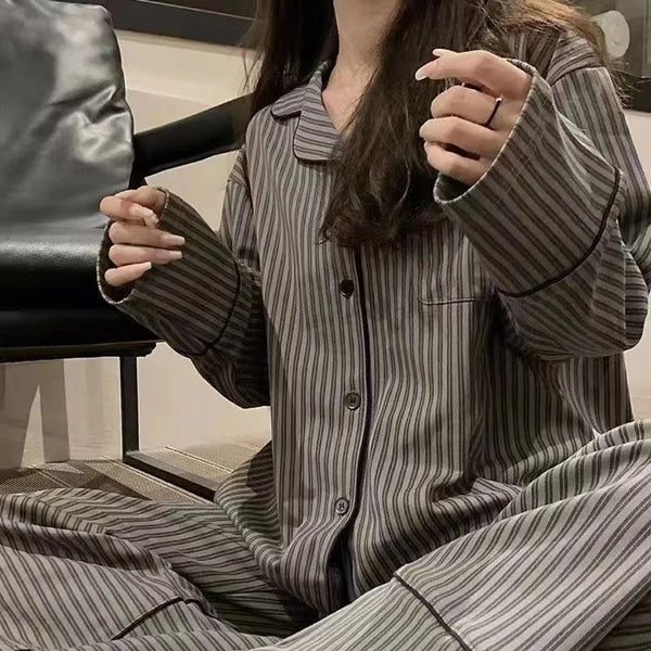 Pajamas for Women in Spring and Autumn Long Sleeved.