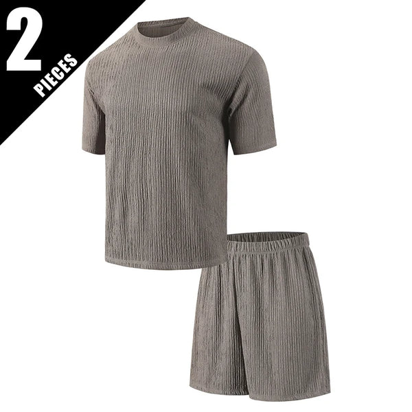 2-Piece Men's Short-Sleeved Set.