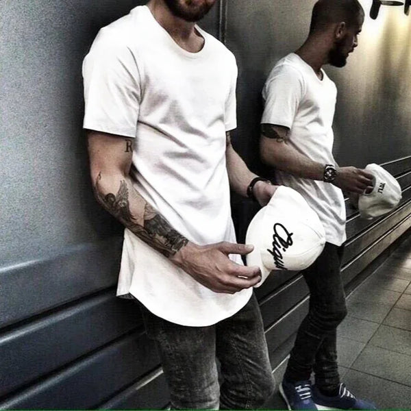 MRMT High Street Arc Hem Mens T Shirt High Quality Cotton Men T-Shirt.