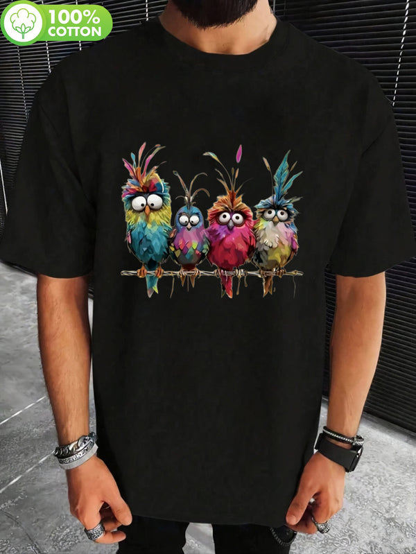 Men's Short Sleeve Black T-Shirt.