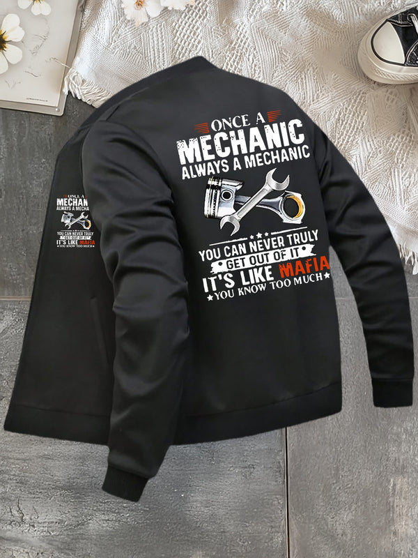 American Casual Stand-up Collar Sweatshirt Jacket for Men, Spring/autumn.