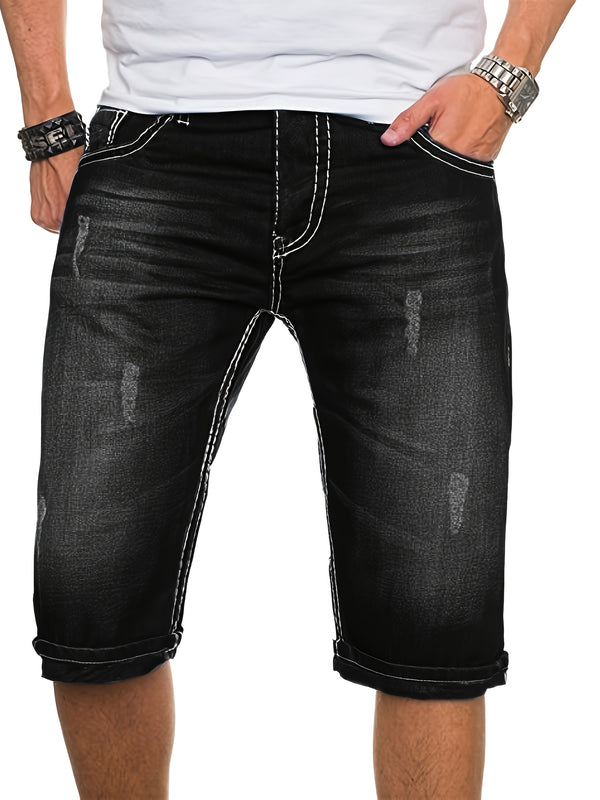 Men's Denim Shorts.