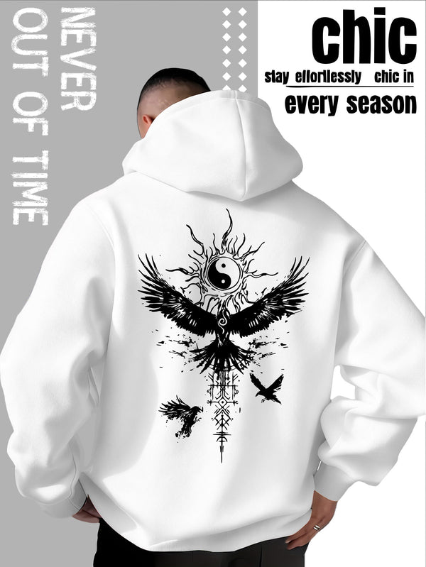 Men's Hooded Sweatshirt.