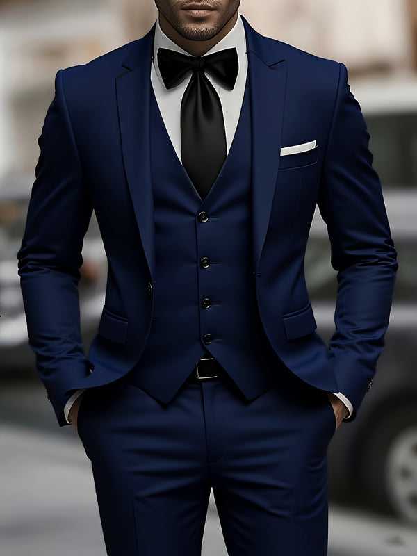 Stylish 3pcs Men's Suit.