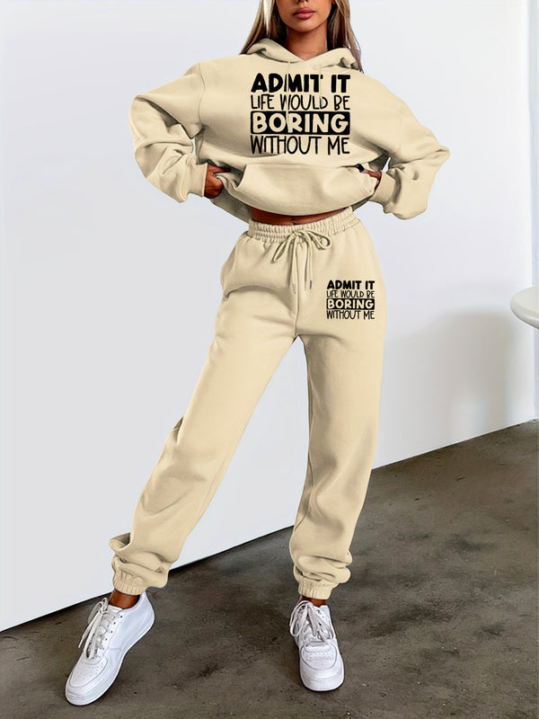 Women's Casual Long-Sleeve Hoodie.