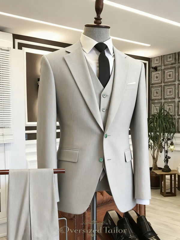 A Men's Three-Piece Suit Consisting of a Blazer.