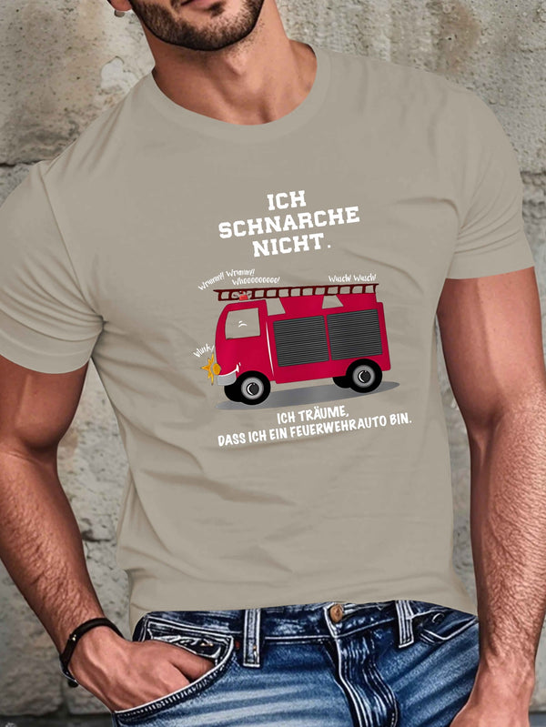 Men’s Humorous Short-Sleeved Summer T-Shirt.