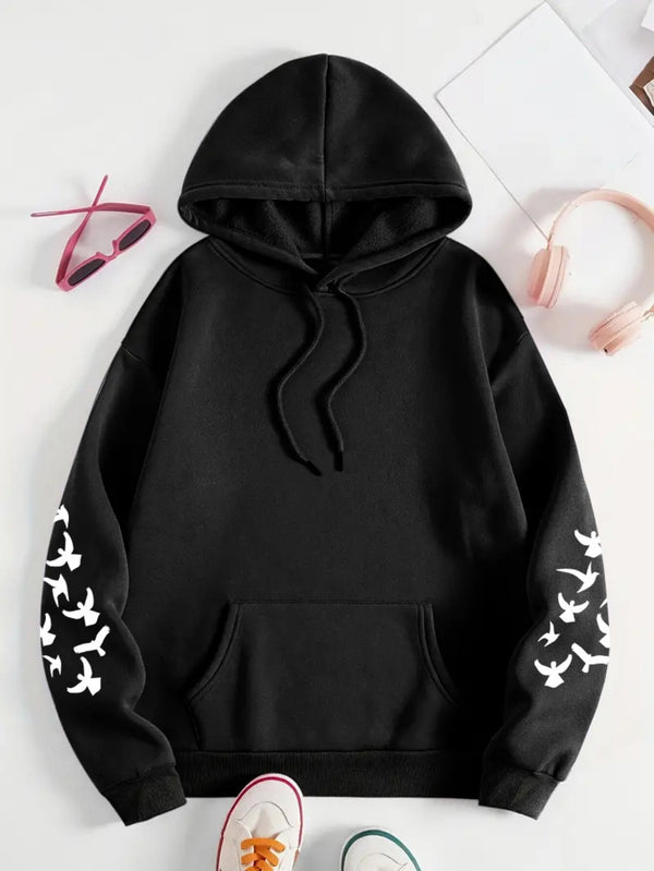 Women's Comfortable Graphic Hoodie.