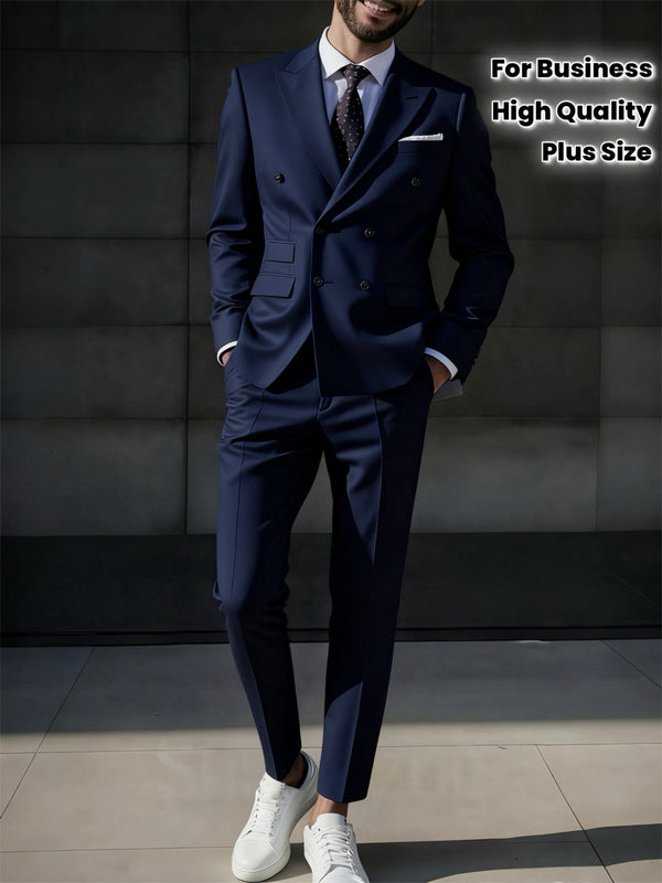 Two-Piece Men's Suit Set, Ideal for Business, Parties, And Formal Events.