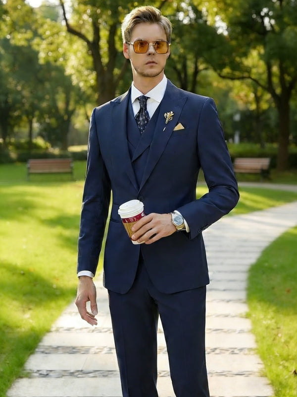 Men's Premium Dark Grey Suit Set.