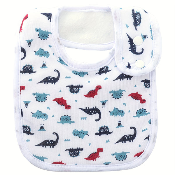 5pcs Super Soft & Absorbent Baby Bandana Drool Bibs.