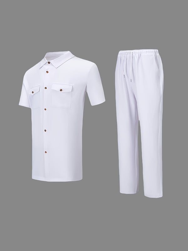 African Men'S Dashiki Suit, Men'S Suit, Button Cardigan Short.