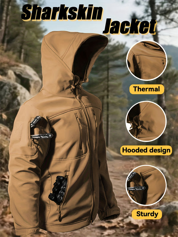 Men'S Two-Piece Set, Autumn And Winter Outdoor Windproof.