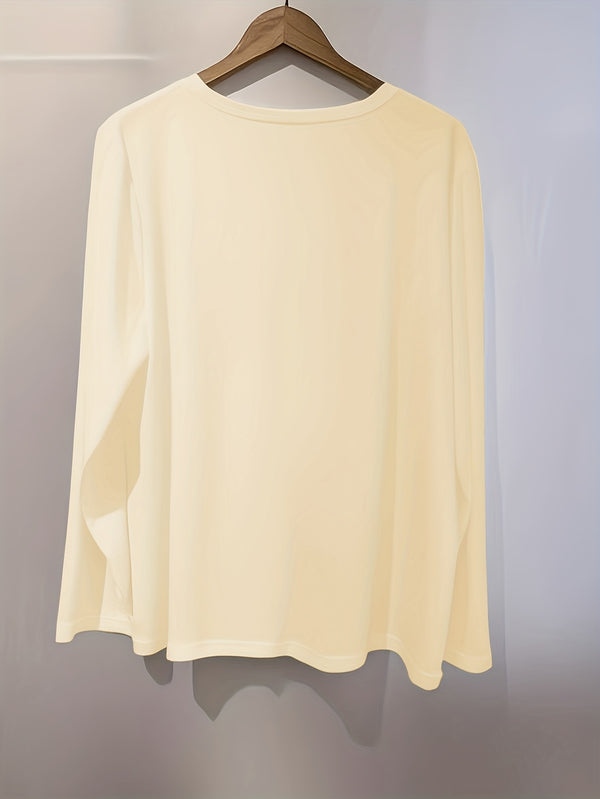 3-Pack Women's Long Sleeve T-shirts.